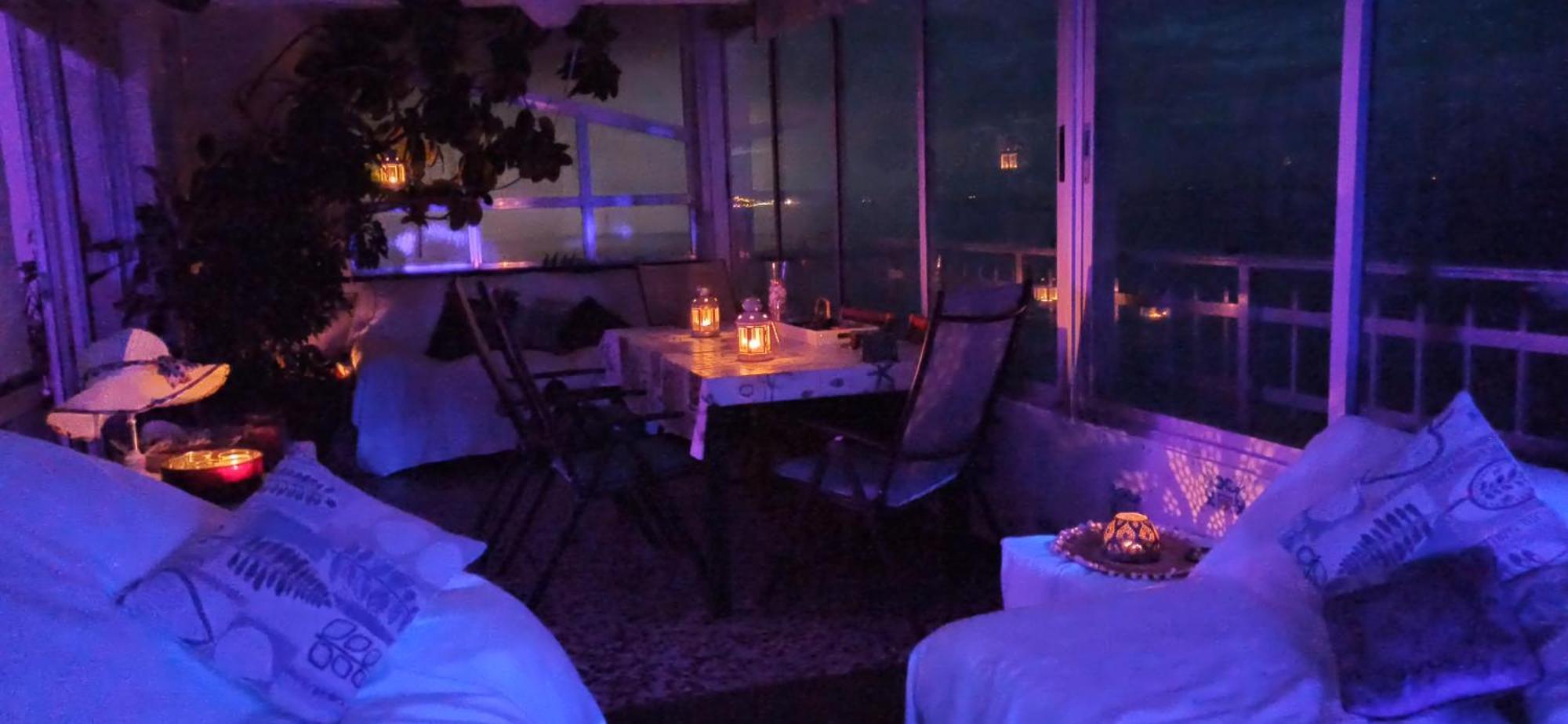 Blue Double Private Room At Front Beach - Habitacion Doble En La Playa Valencia Exteriör bild