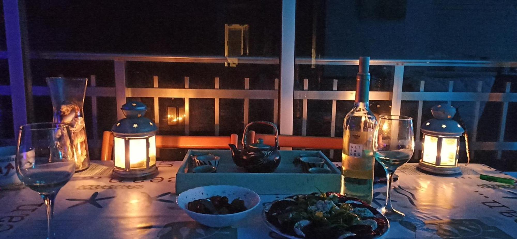 Blue Double Private Room At Front Beach - Habitacion Doble En La Playa Valencia Rum bild